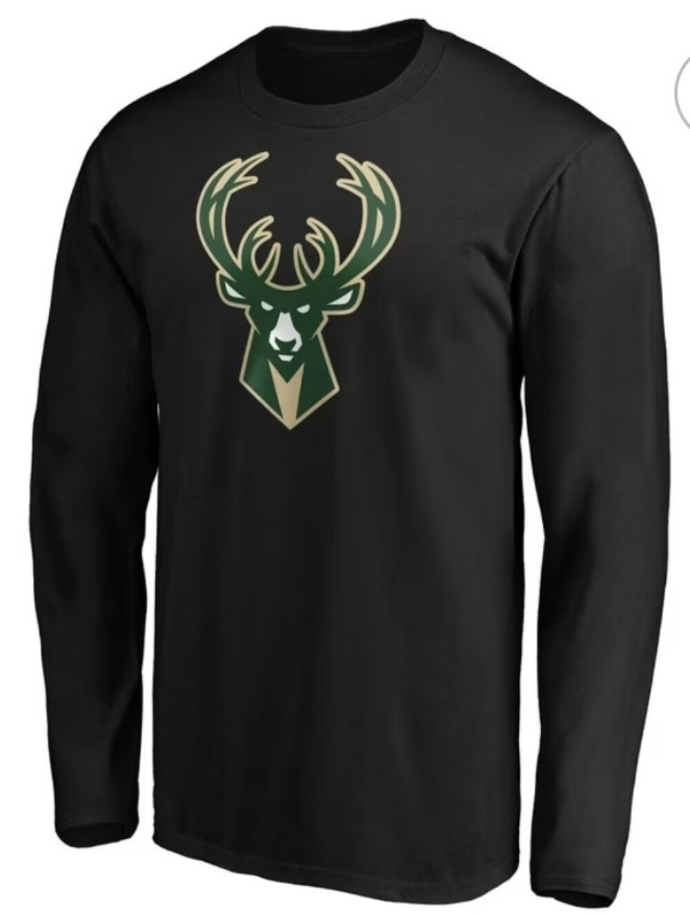 Fanatics Men's Antetokounmpo Black Milwaukee Bucks Long Sleeve T-Shirt